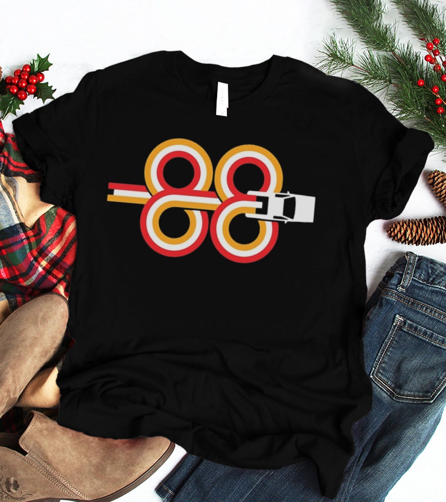 Sports Car Infinity Loop 88 Racing Stripes T-Shirt