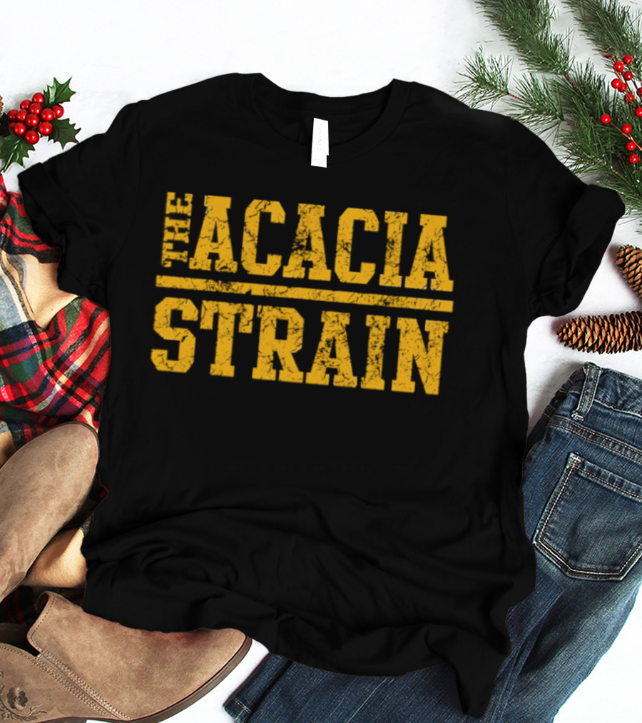 The Acacia Strain Distressed Yellow Grunge T-Shirt