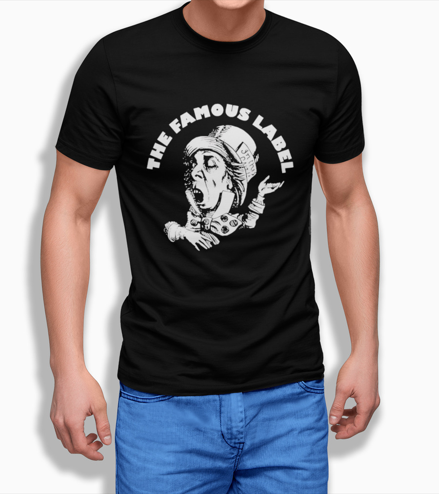 The Famous Label Mad Hatter Screaming T-Shirt