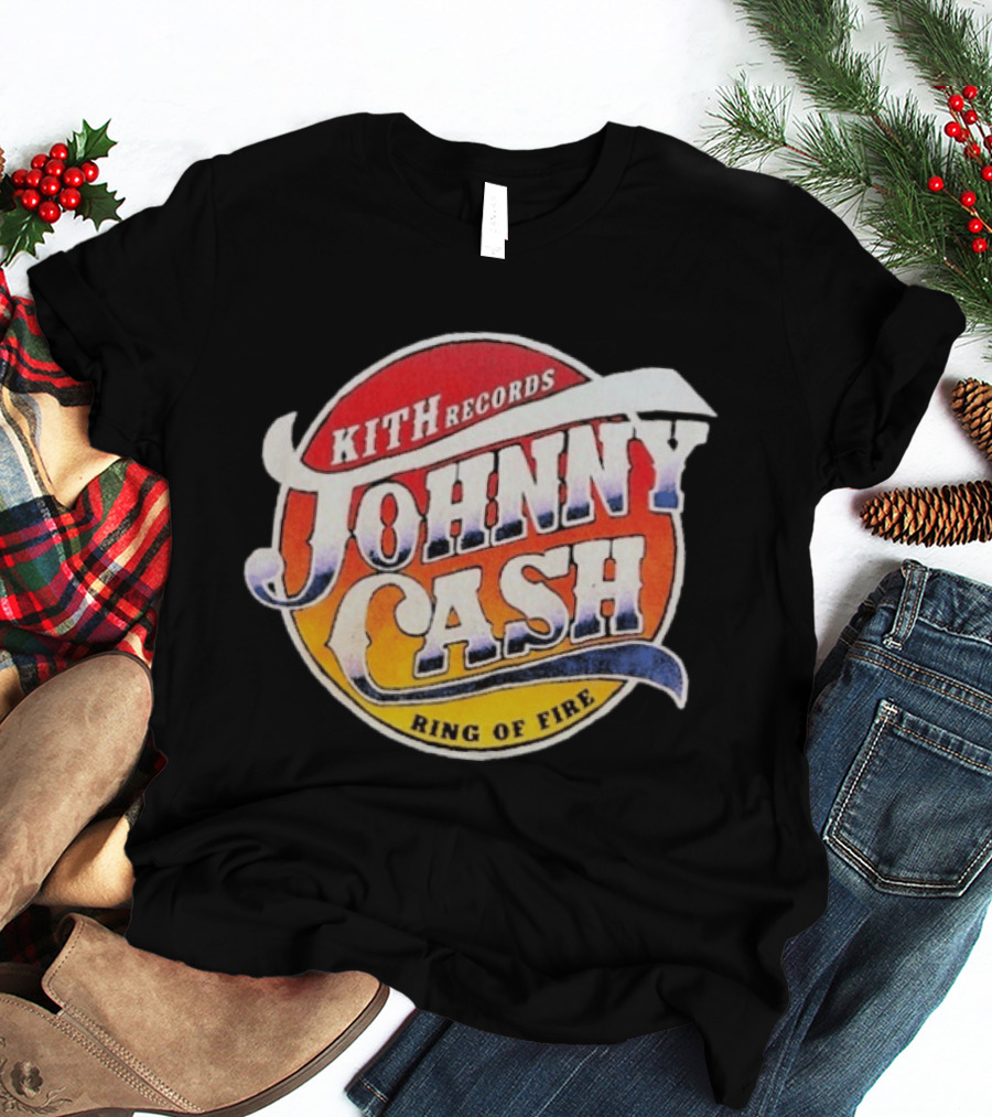 Kith Records Johnny Cash Ring Of Fire T-Shirt
