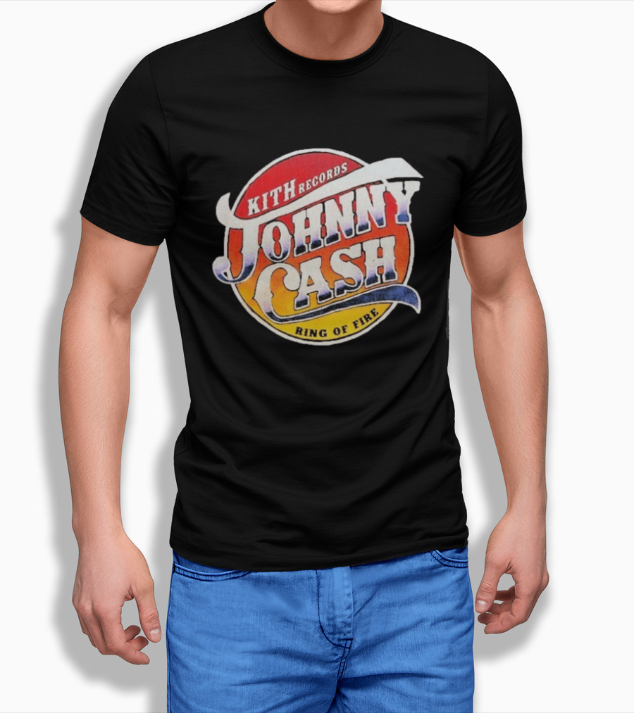 Kith Records Johnny Cash Ring Of Fire T-Shirt