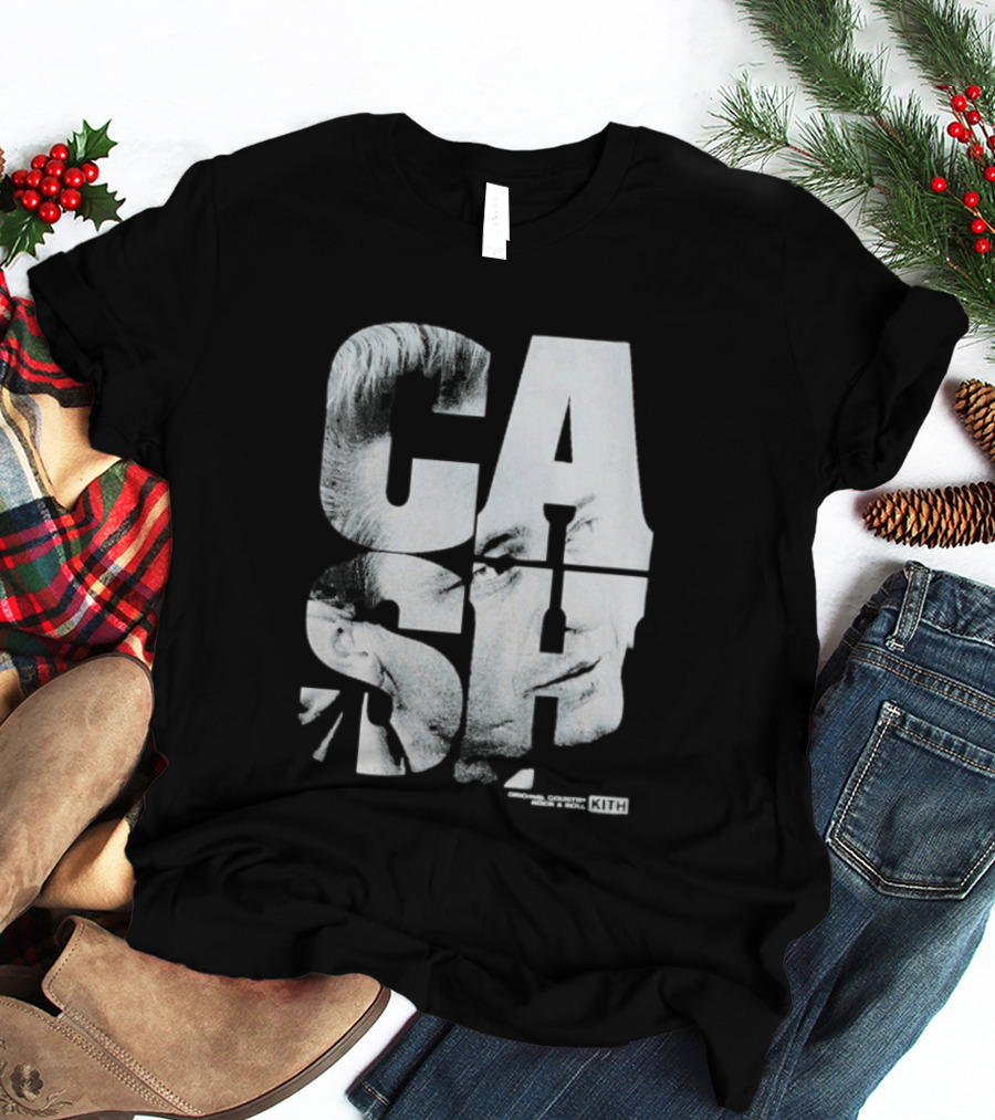 Johnny Cash Kith Records Rock N Roll Collection T-Shirt