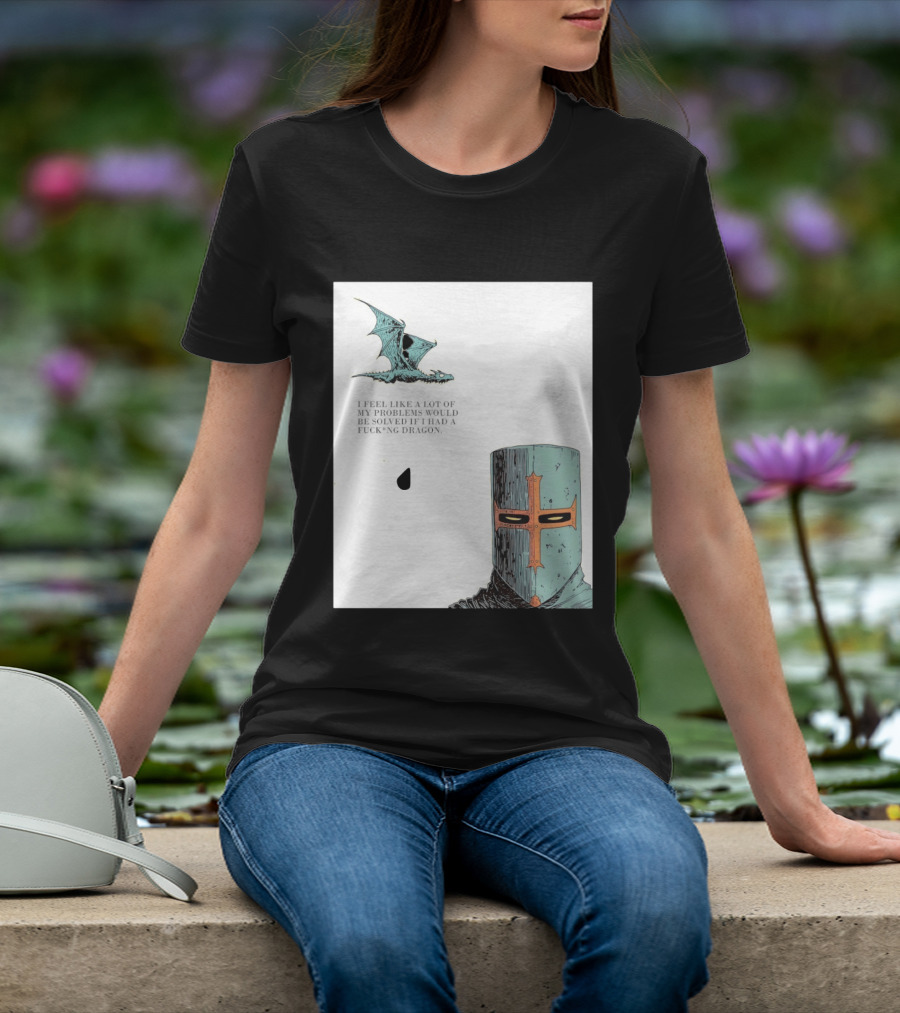 Knight Crusader I Feel Like A Lot Of My Problems Would Be Solved If I Had A Dragon T-Shirt
