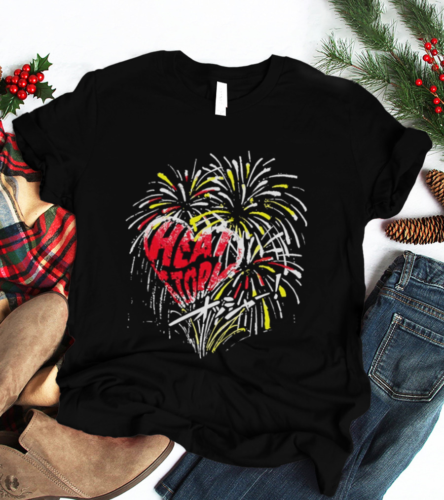 Heat Tokyo Firework Heart Japanese Display T-Shirt