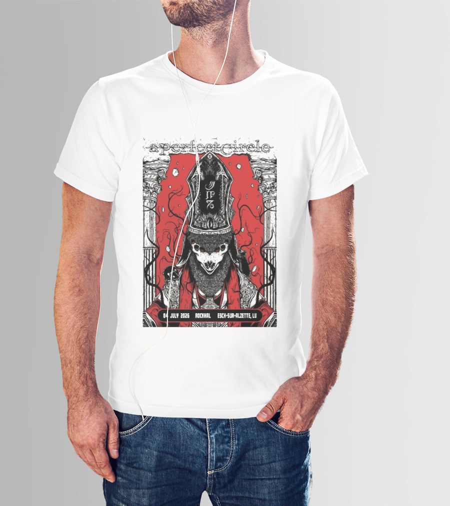 A Perfect Circle Esch Sur Alzette Rockhal 4 July 2025 Event T-Shirt