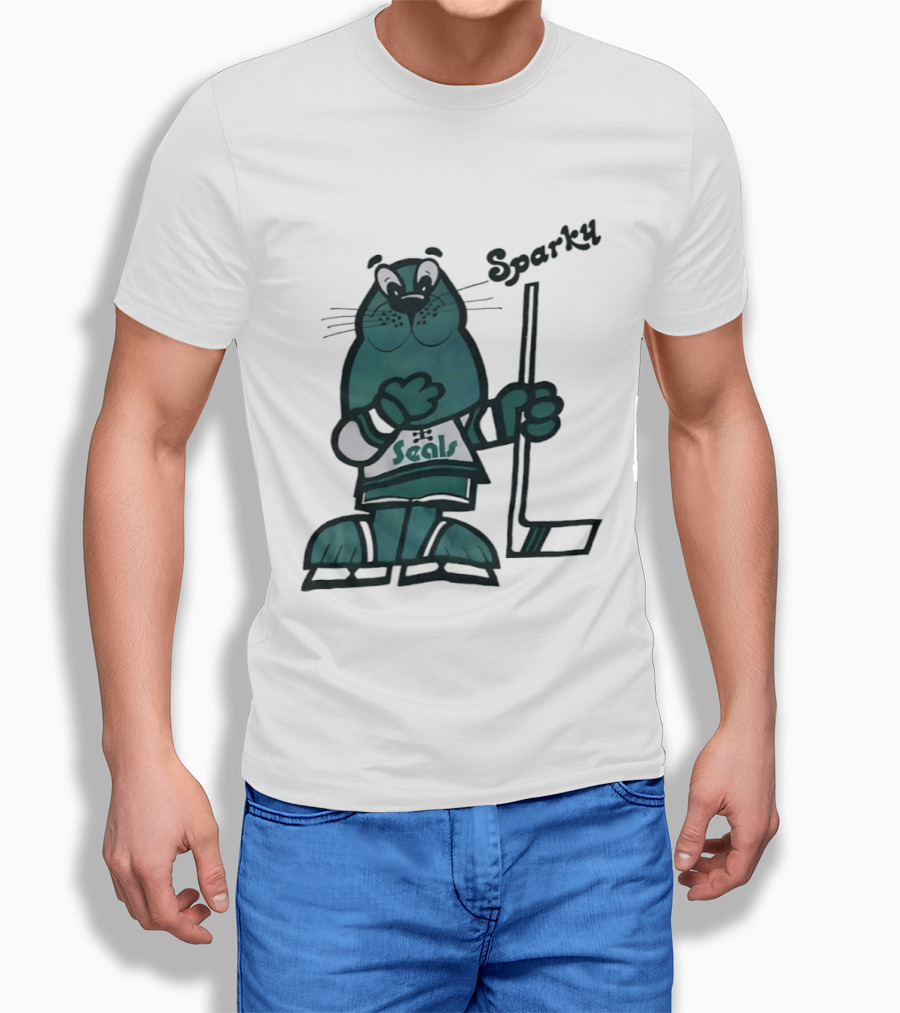 Sparky Seals Hockey Team California Golden Seals T-Shirt