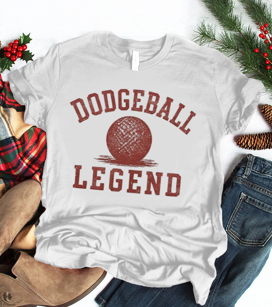 Dodgeball Legend Retro Athletic Style Championship T-Shirt