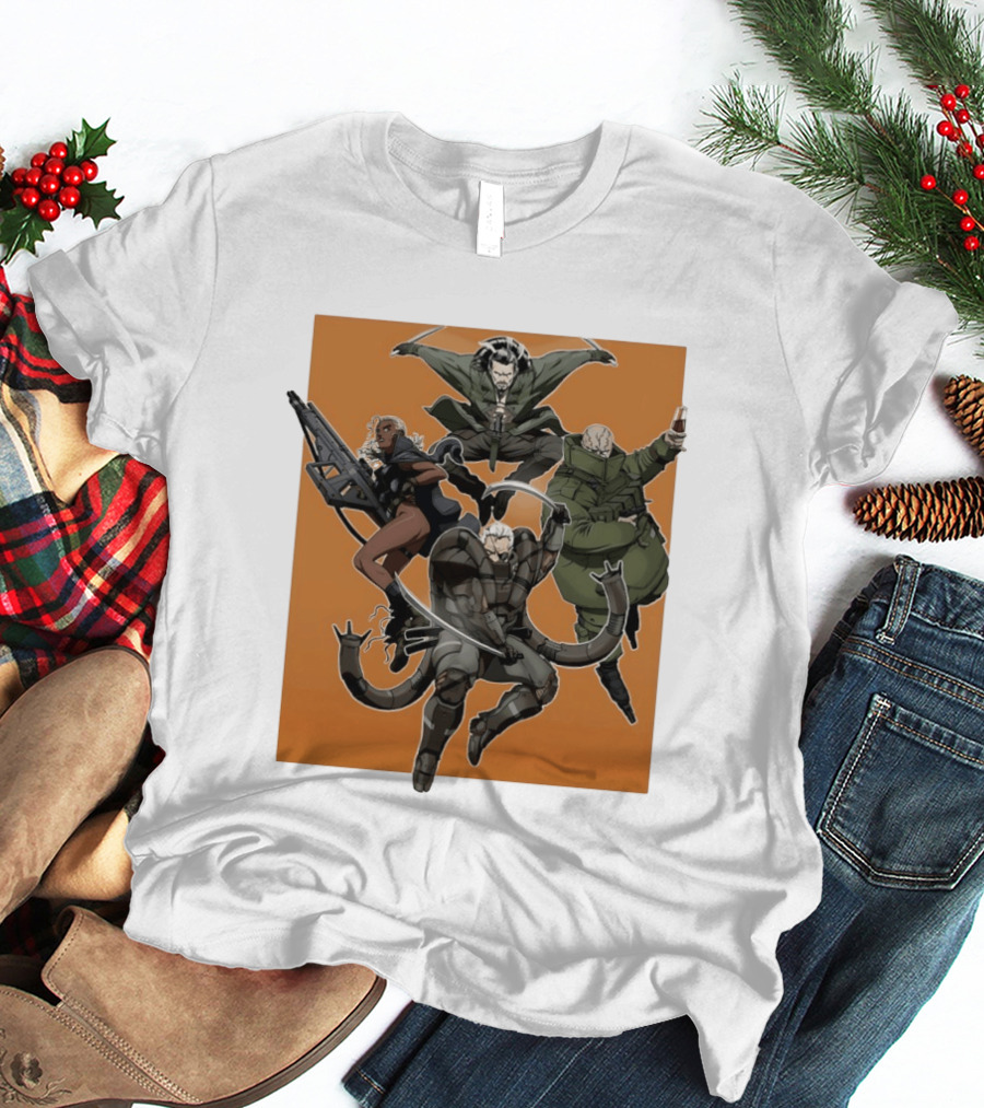 Metal Solid Hideo Kojima Characters T-Shirt