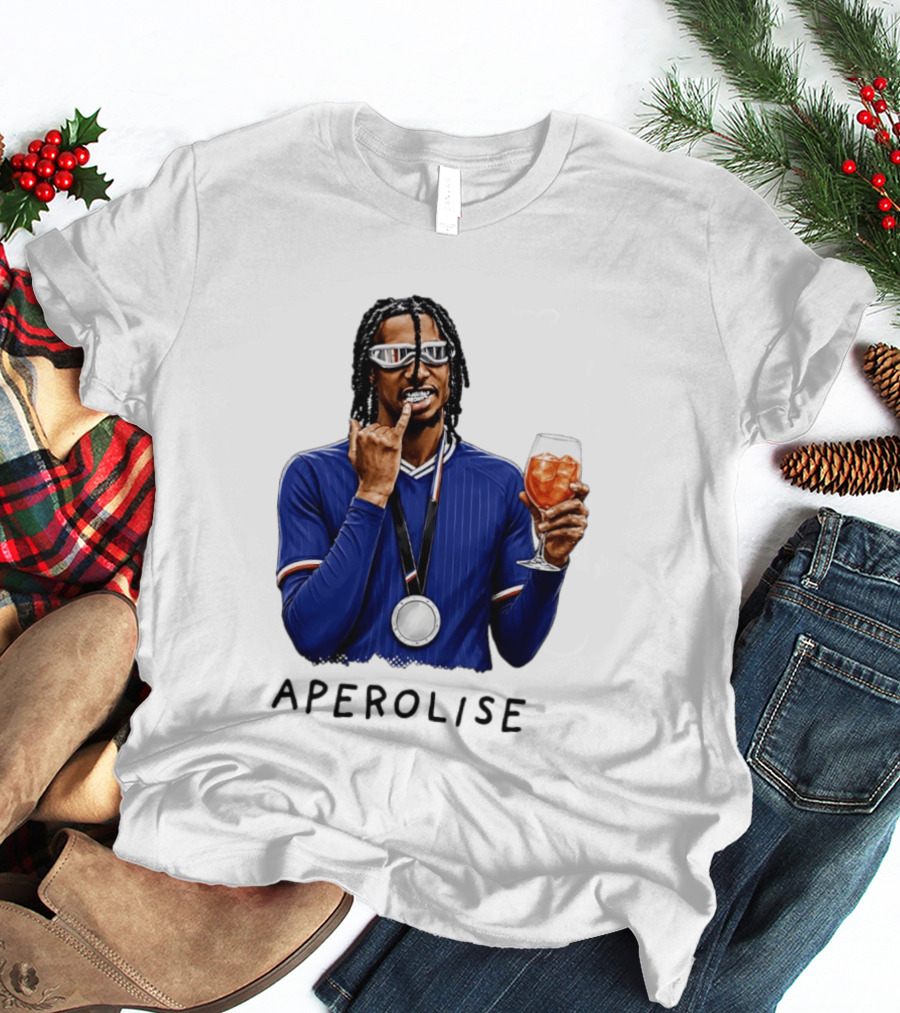Michael Olise Aperolise Crystal Palace Player Celebration T-Shirt