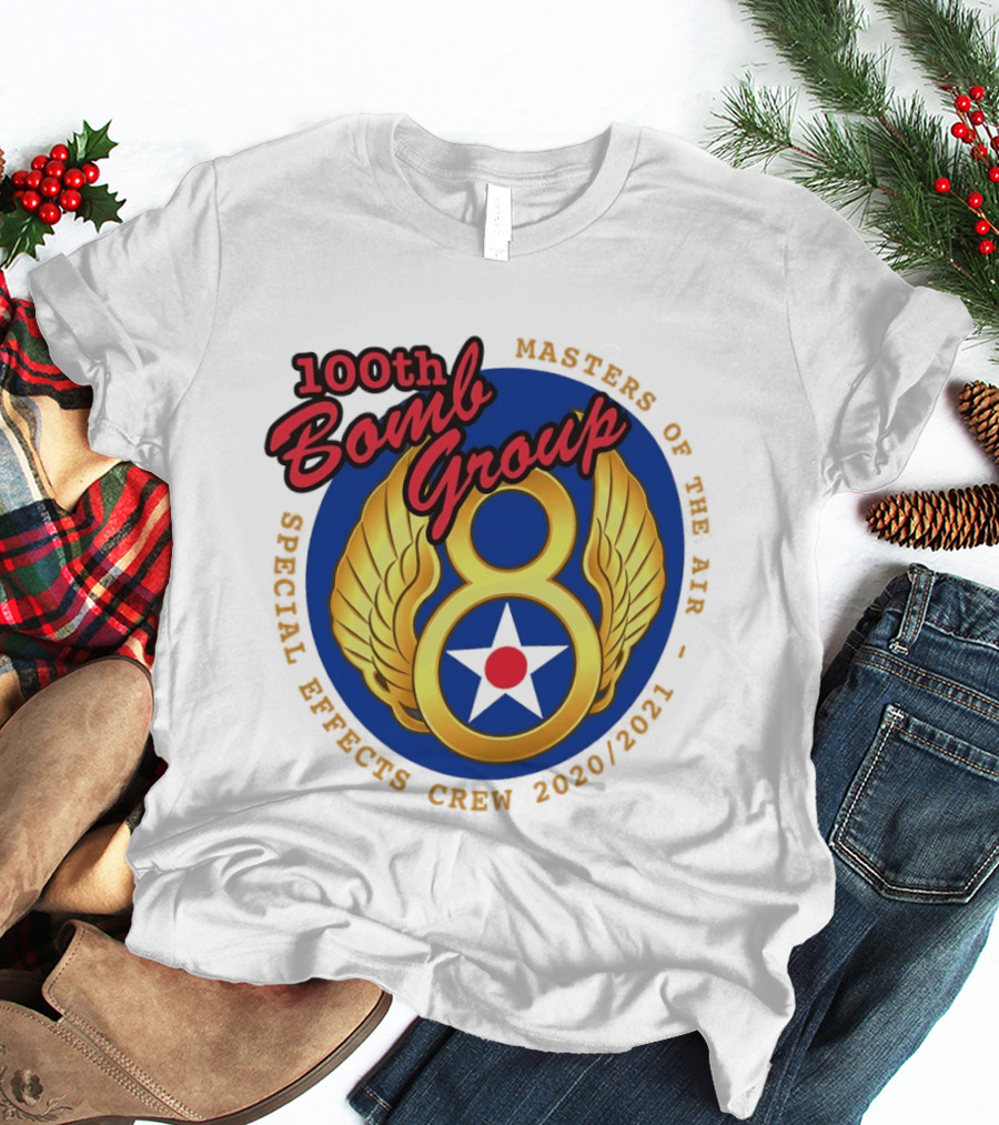 100th Bomb Group Masters Of The Air Eighth Air Force Special Effects Crew 2020 2021 T-Shirt