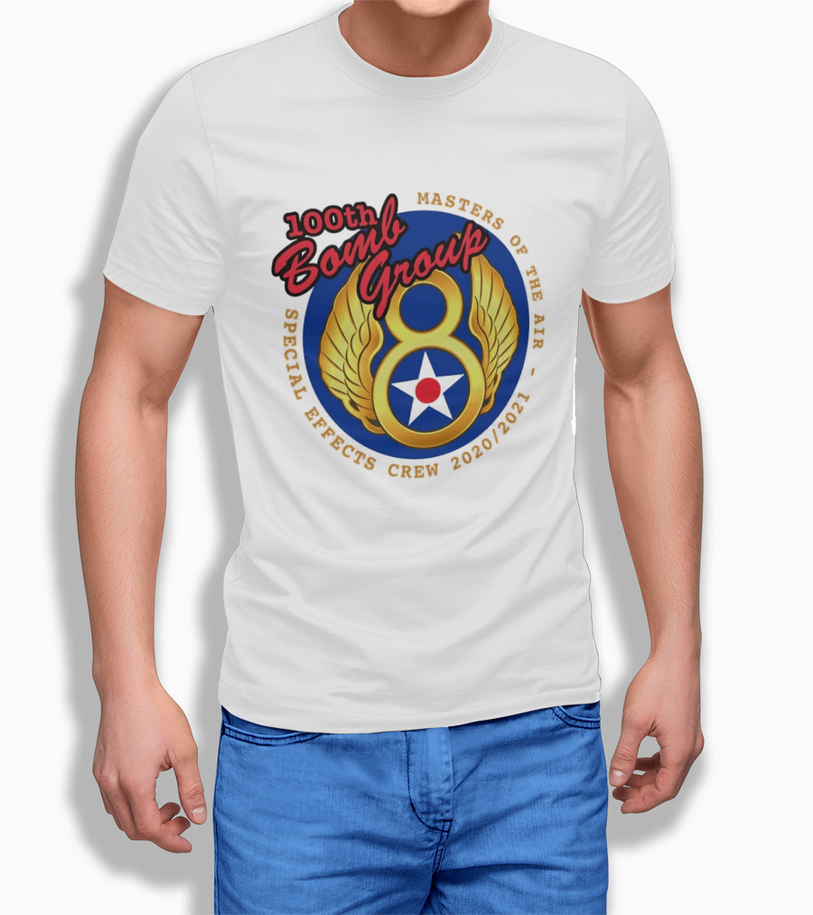 100th Bomb Group Masters Of The Air Eighth Air Force Special Effects Crew 2020 2021 T-Shirt