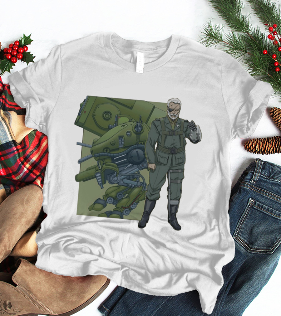 Big Boss Metal Gear Solid Character And Mech T-Shirt