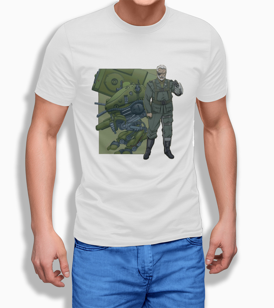 Big Boss Metal Gear Solid Character And Mech T-Shirt