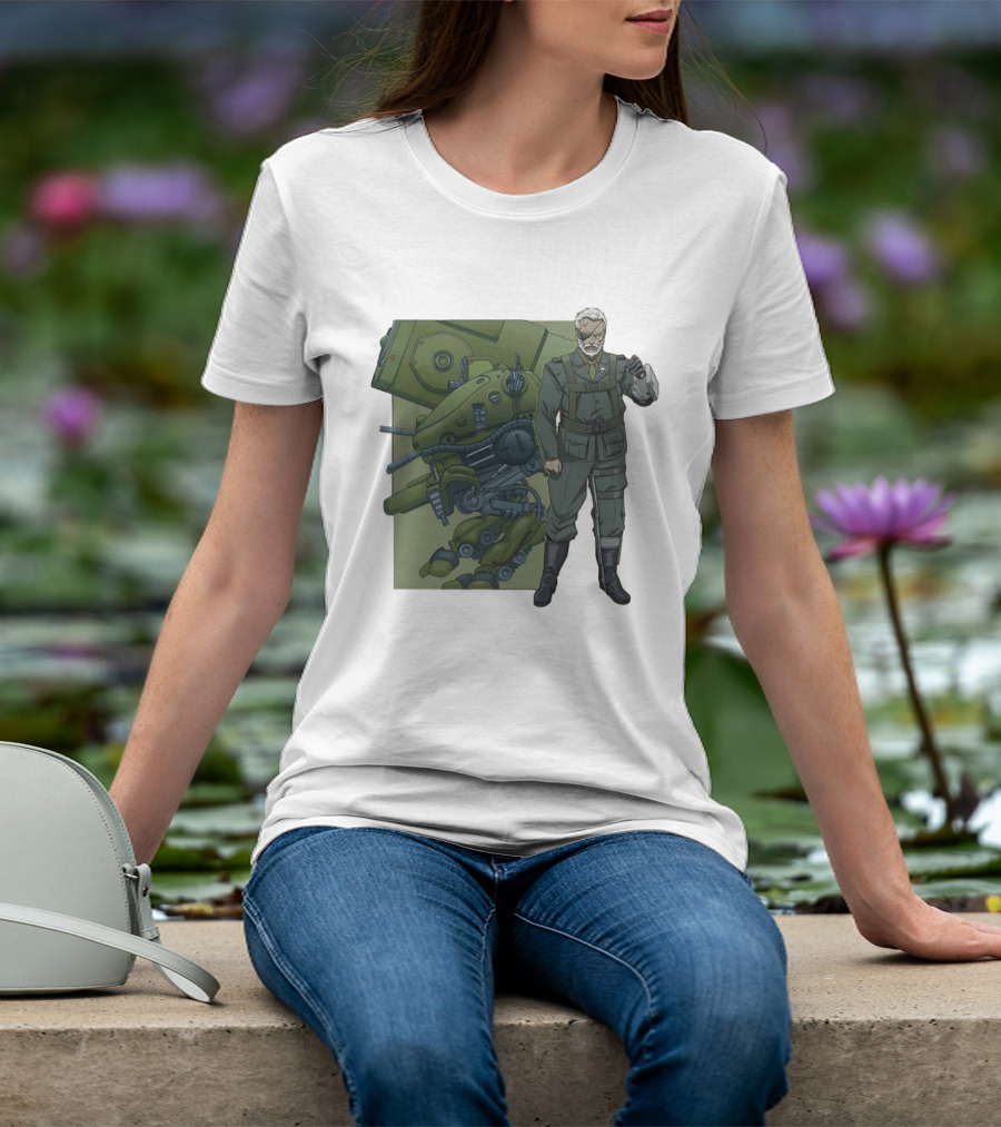 Big Boss Metal Gear Solid Character And Mech T-Shirt