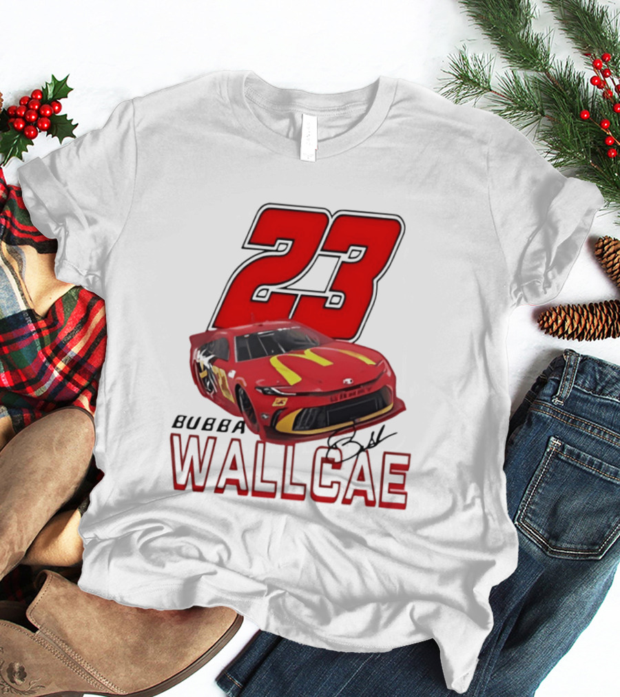 Bubba Wallace 23 Car NASCAR 23XI Racing T-Shirt
