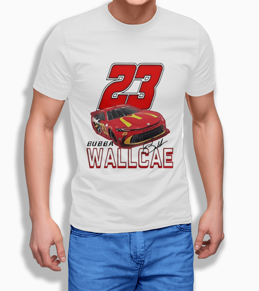 Bubba Wallace 23 Car NASCAR 23XI Racing T-Shirt