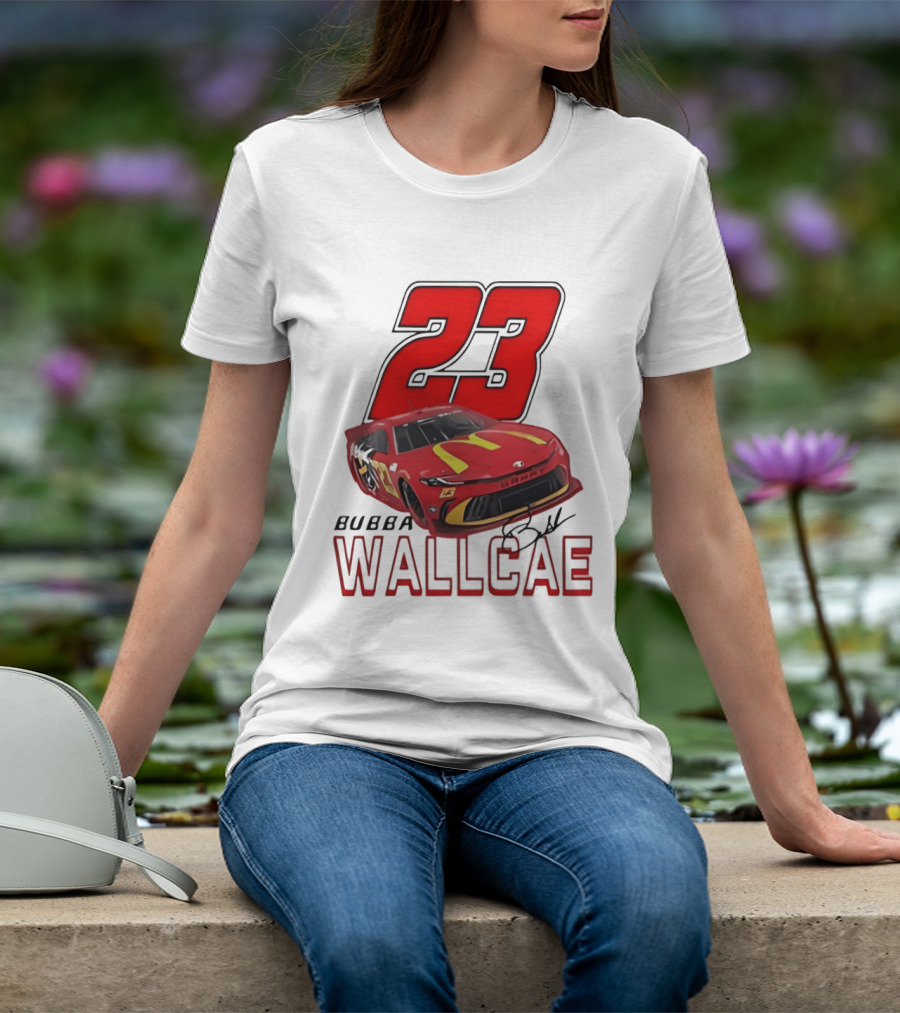 Bubba Wallace 23 Car NASCAR 23XI Racing T-Shirt