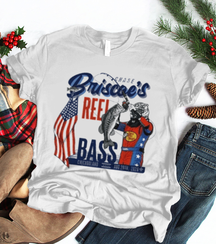 Chase Briscoe's Reel Bass Pro Shops Chicagoland Aug 28th 2026 T-Shirt