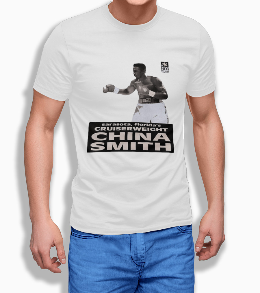 China Smith Sarasota Florida Cruiserweight Boxing Legend HCG Five Star Productions T-Shirt