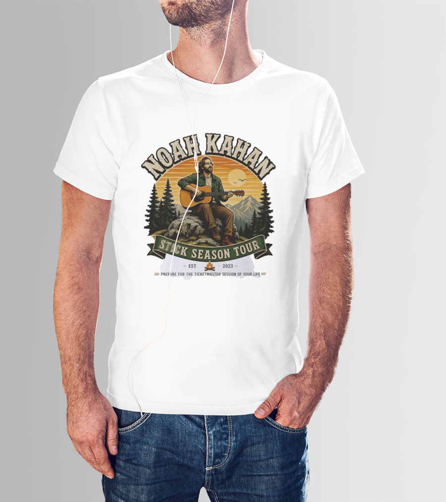 Noah Kahan Stick Season Tour 2023 Prepare For The Ticketmaster Session Of Your Life T-Shirt