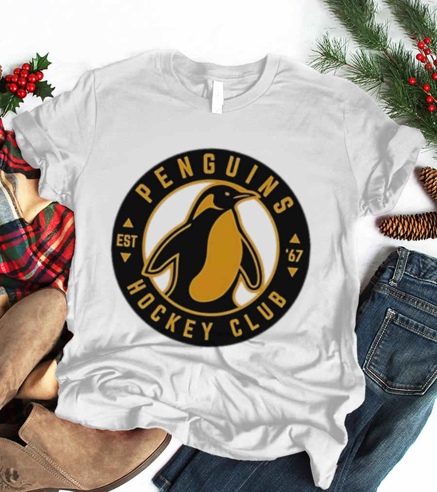 Penguins Hockey Club Est 1967 NHL Circular T-Shirt