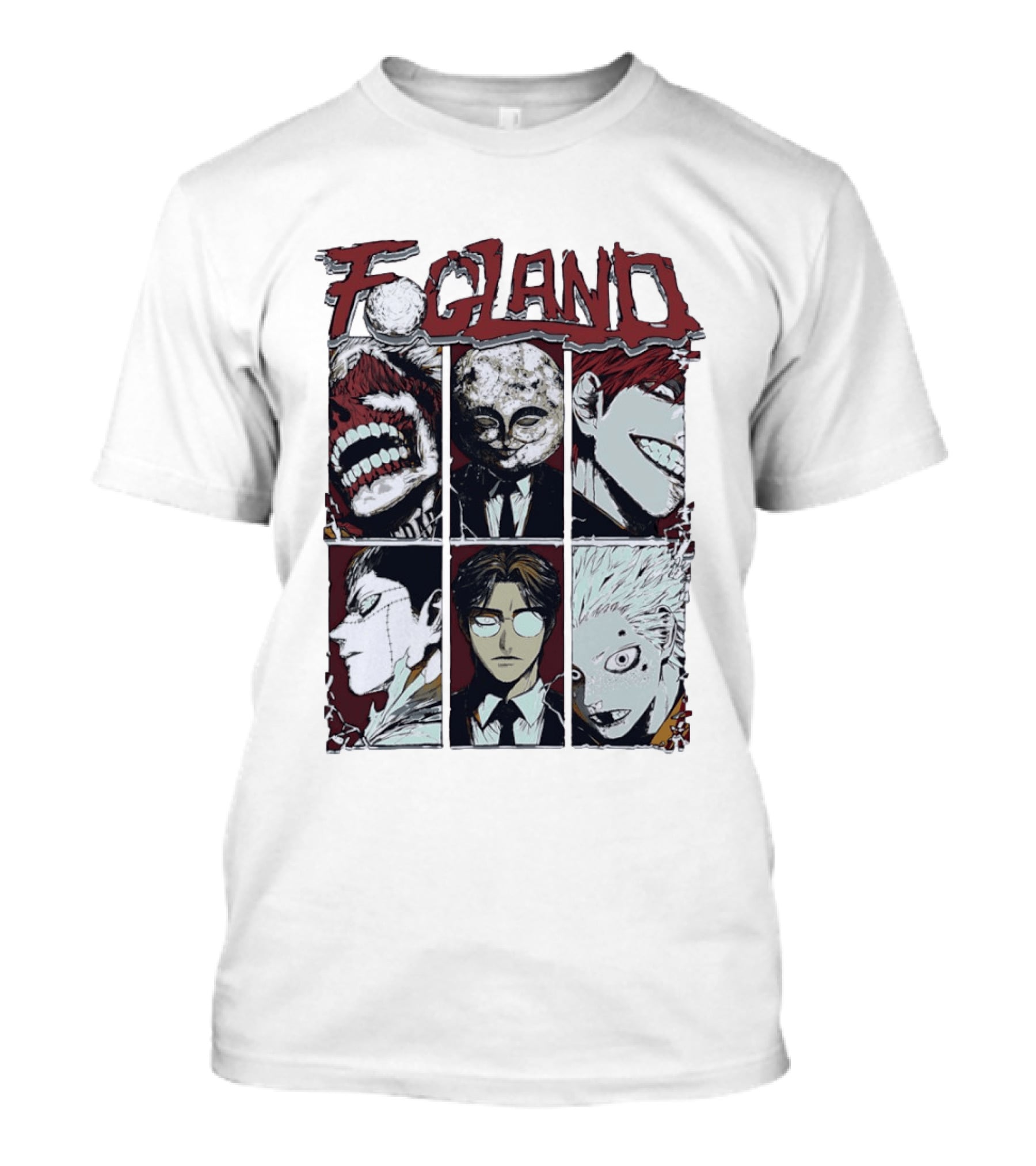 FOGLAND Jujutsu Kaisen Satoru Gojo Suguru Geto Mahito Hanami Jogo Dagon Anime Characters T-Shirt