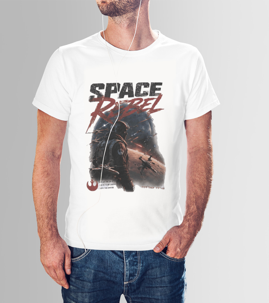 Space Rebel Break The Grid Write Your Legend Defy The Empire T-Shirt