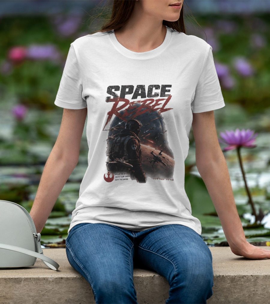 Space Rebel Break The Grid Write Your Legend Defy The Empire T-Shirt