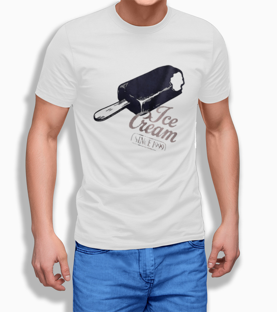 Ice Cream Popsicle Since 1999 Retro Dessert Delight T-Shirt