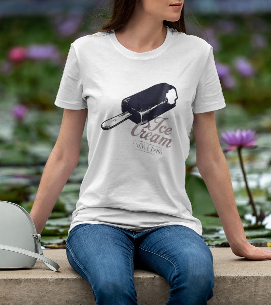 Ice Cream Popsicle Since 1999 Retro Dessert Delight T-Shirt