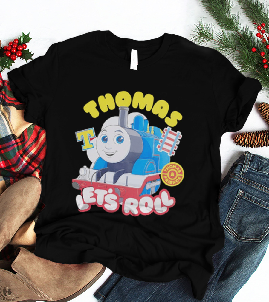 Thomas The Tank Engine Let's Roll Thomas And Friends T T-Shirt