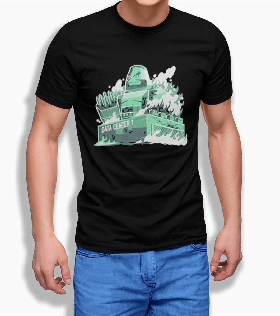 Avalanche AI Data Center 1 Robotic Powerhouse Iconography T-Shirt