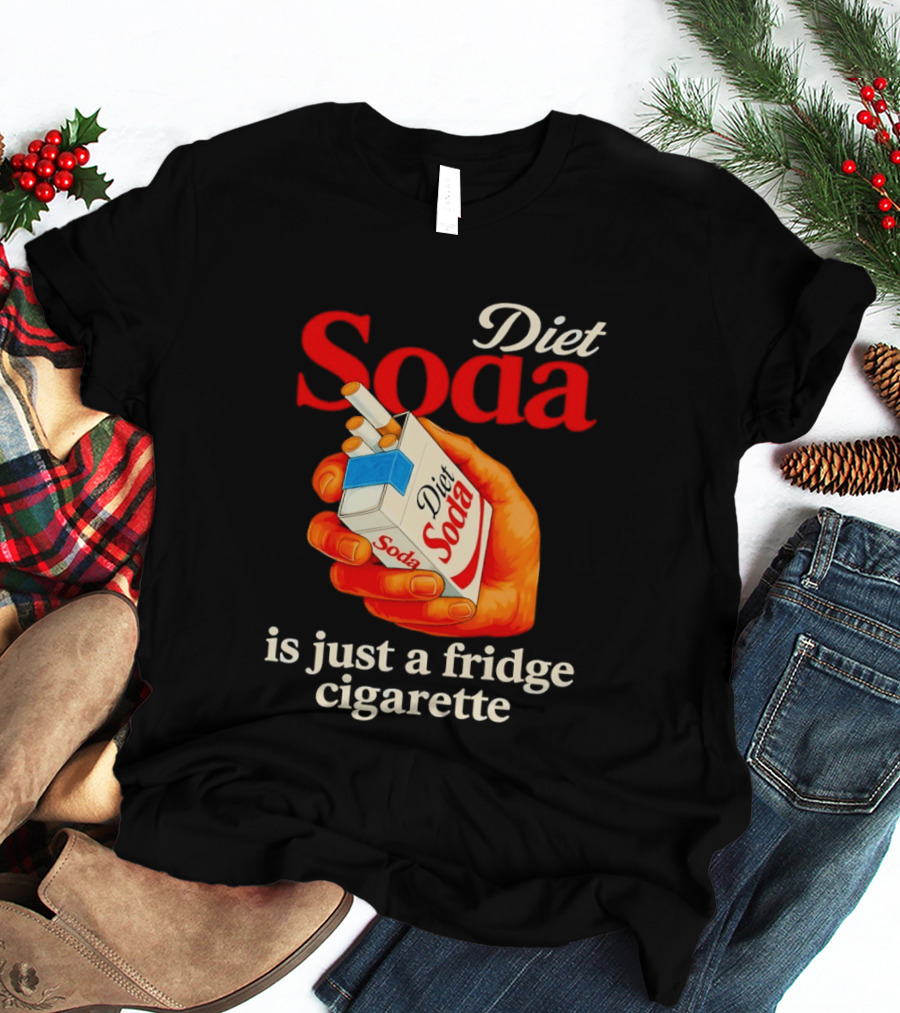 Diet Soda Is Just A Fridge Cigarette Hand Pack T-Shirt