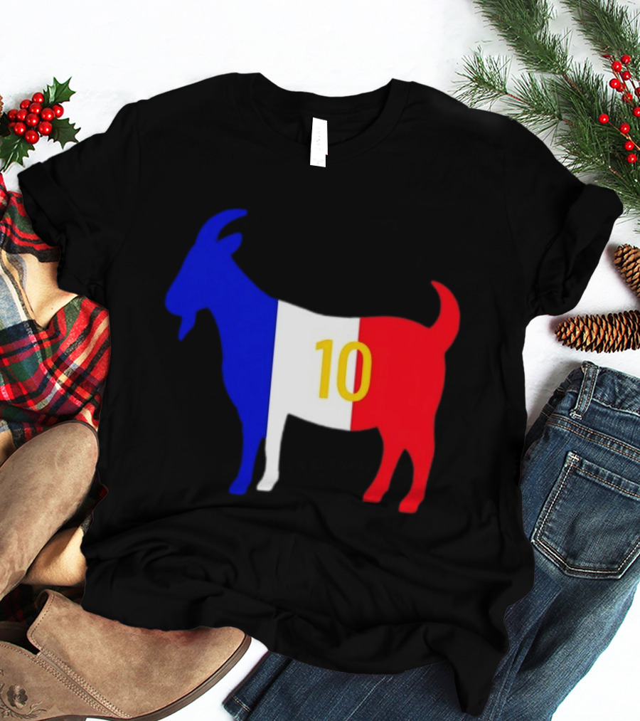 France Goat 10 Kylian Mbappe French Football Soccer Legend T-Shirt