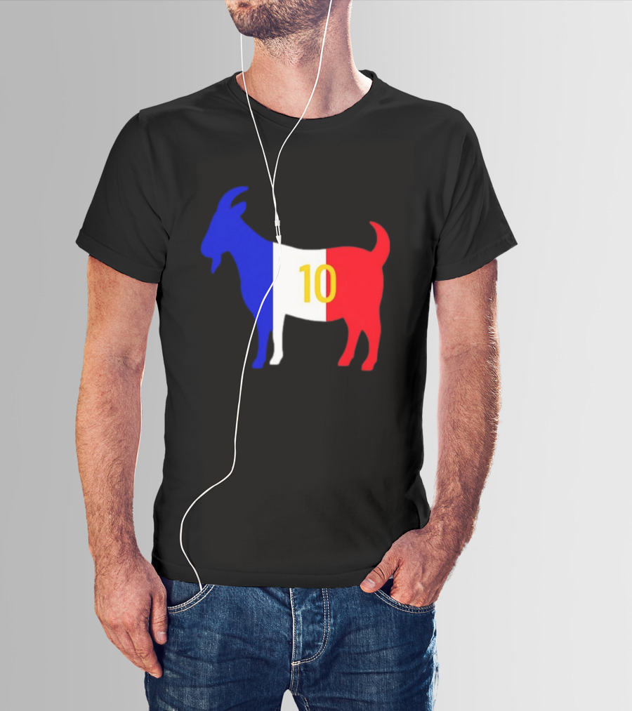 France Goat 10 Kylian Mbappe French Football Soccer Legend T-Shirt