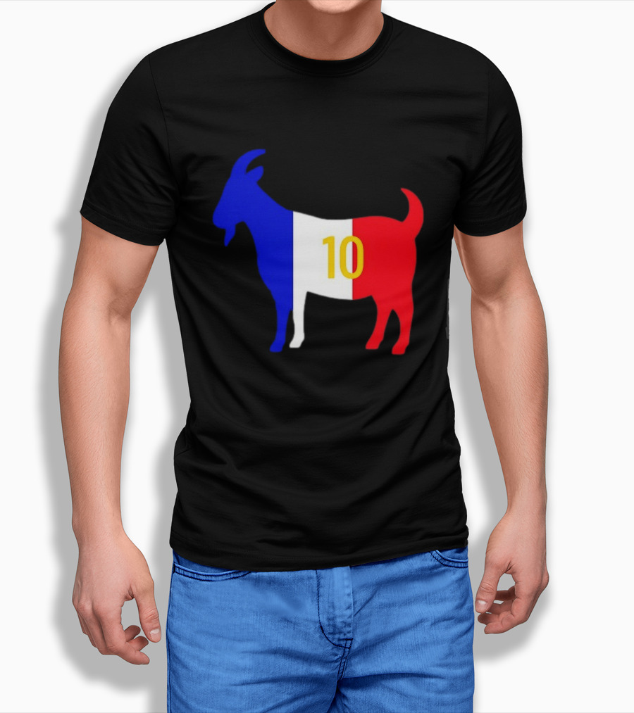 France Goat 10 Kylian Mbappe French Football Soccer Legend T-Shirt
