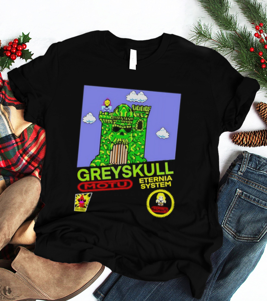 Greyskull Eternia System Motu Orko Series Castle T-Shirt