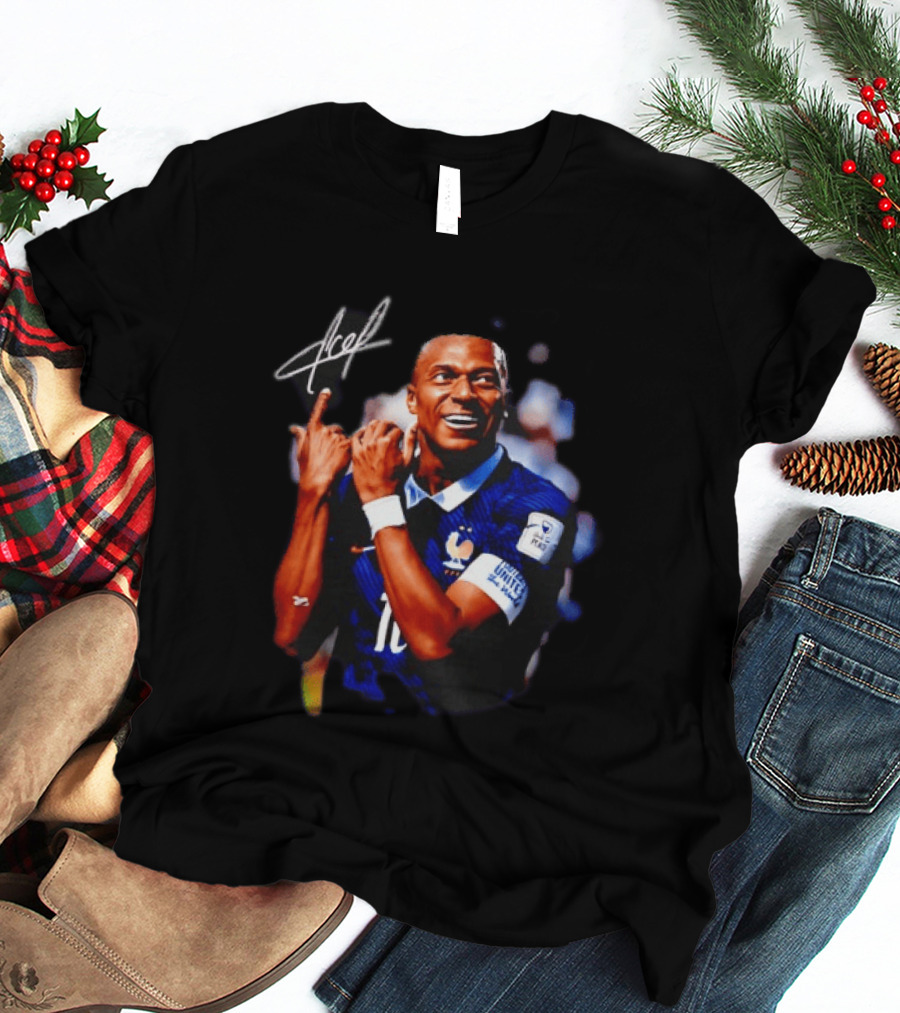 Kylian Mbappe 10 France National Football Team FIFA World Cup Celebration T-Shirt
