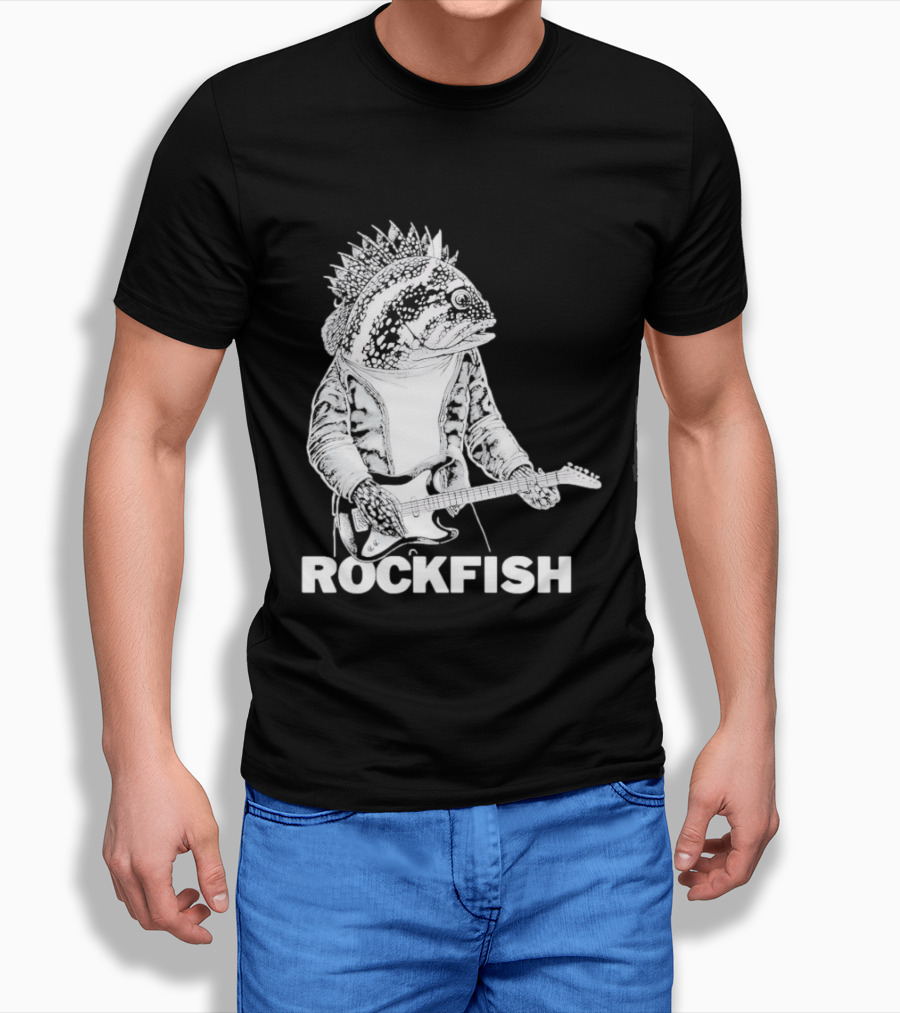 Rockfish Jacket Electric Guitar Performance T-Shirt