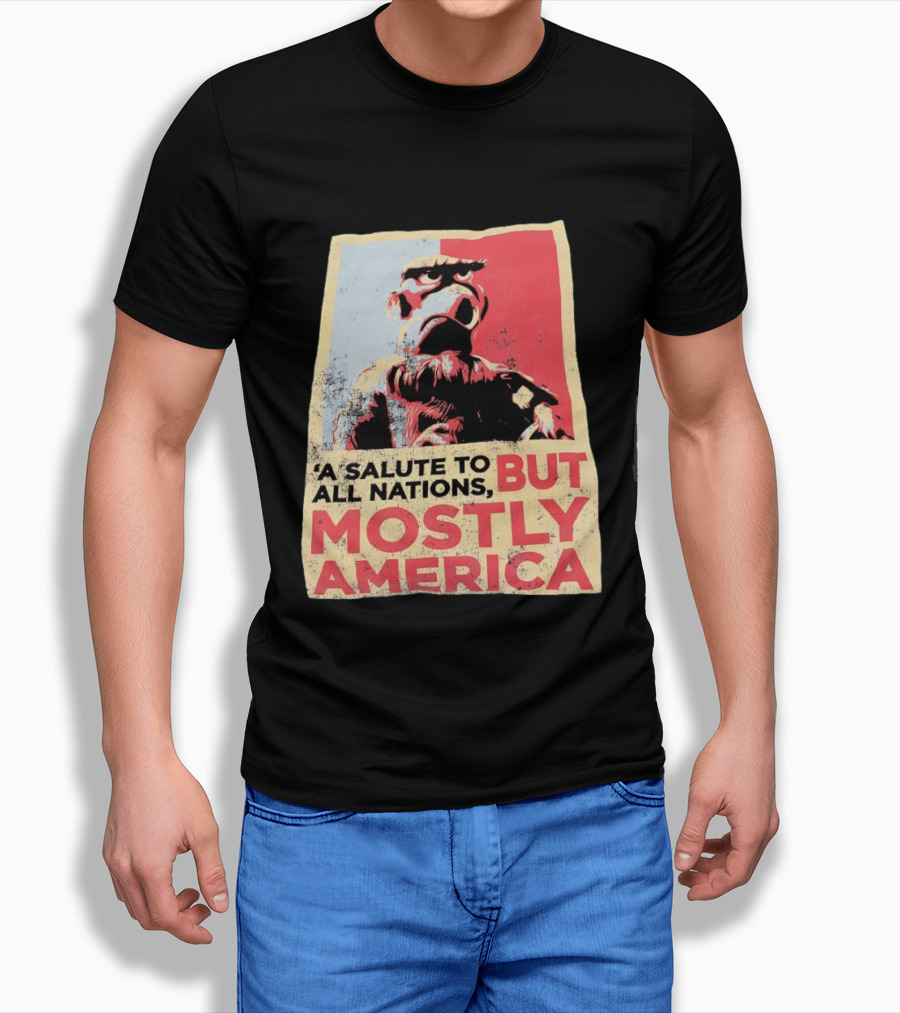 Sam The Eagle A Salute To All Nations But Mostly America Muppets T-Shirt