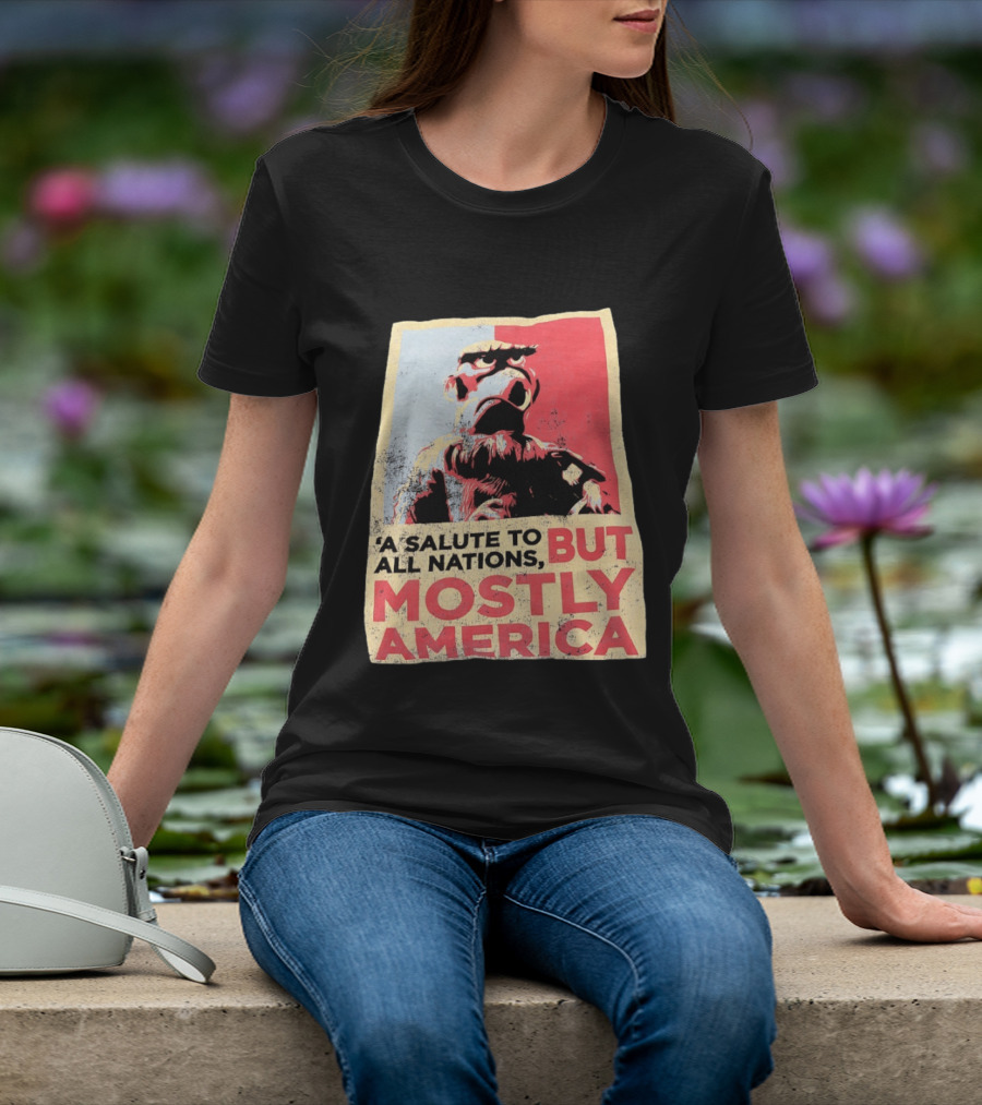 Sam The Eagle A Salute To All Nations But Mostly America Muppets T-Shirt