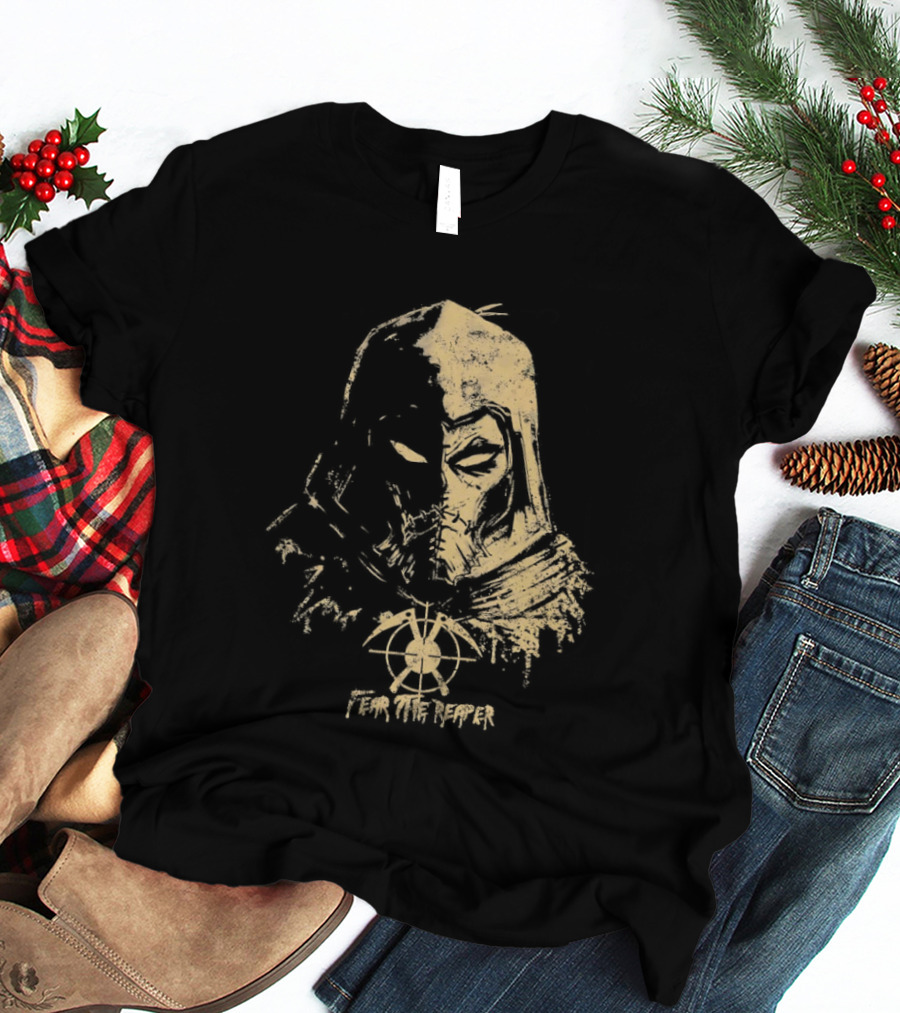 Scarecrow Batman Arkham Series Fear The Reaper Distressed T-Shirt