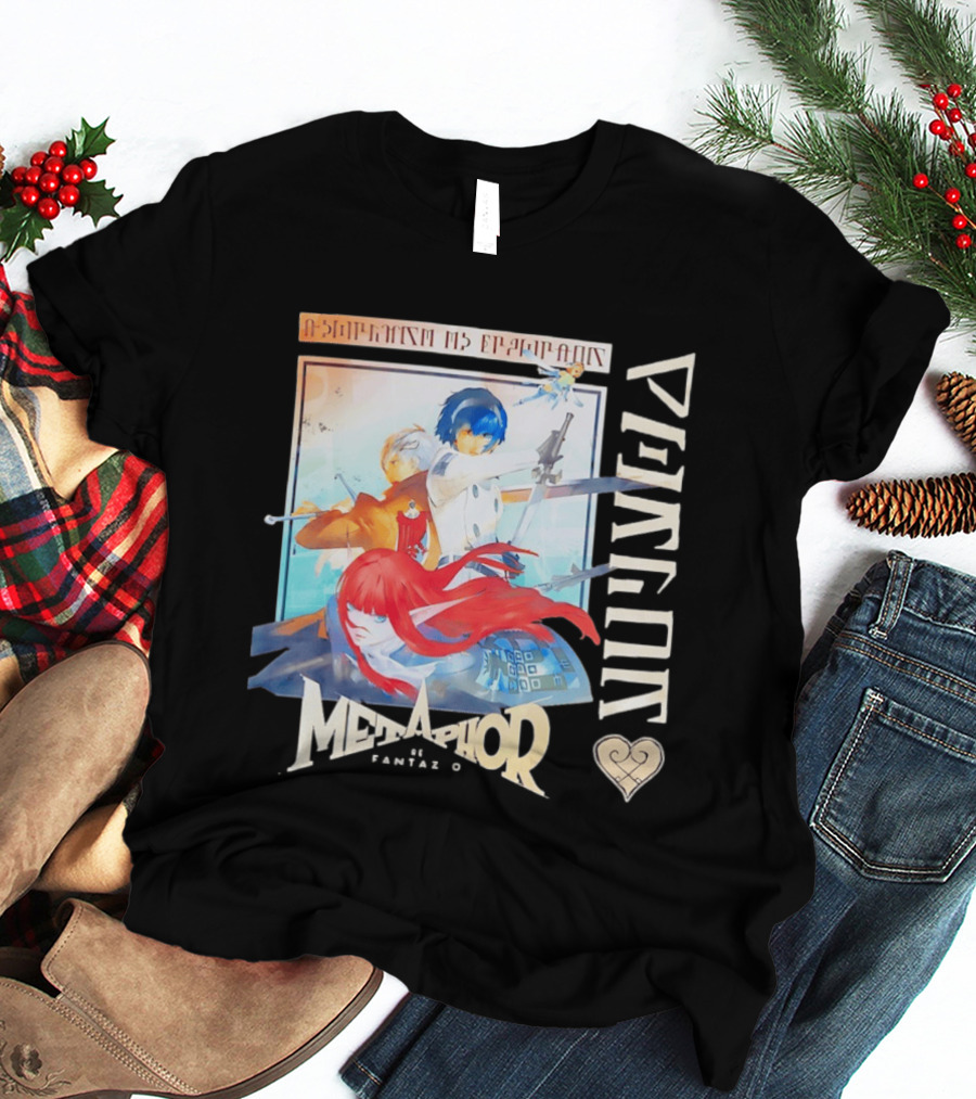 Metaphor ReFantazio Characters Fantasy Art Gaming Adventure T-Shirt