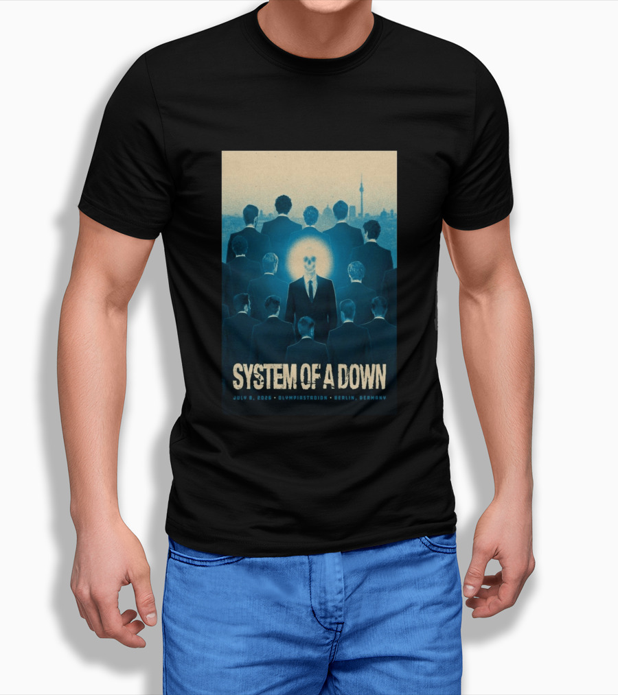 System Of A Down July 8 2026 Olympiastadion Berlin Germany T-Shirt