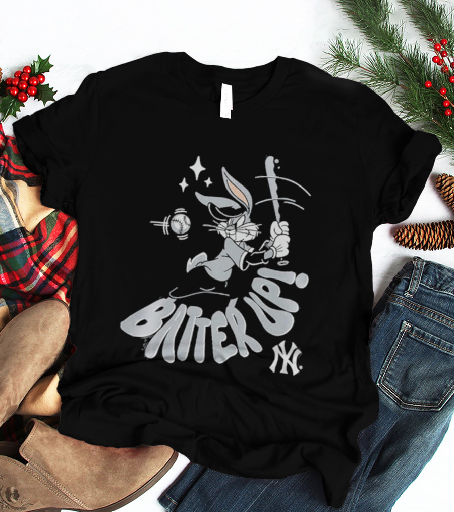 New York Yankees X Looney Tunes Batter Up Bugs Bunny 2026 T-Shirt
