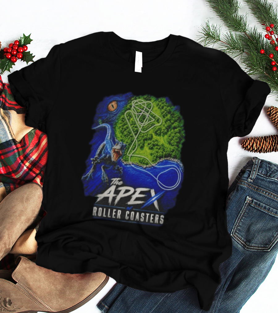 The Apex Of Roller S Raptor Dinosaur Adventure T-Shirt