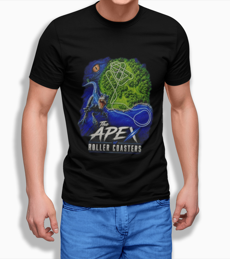 The Apex Of Roller S Raptor Dinosaur Adventure T-Shirt