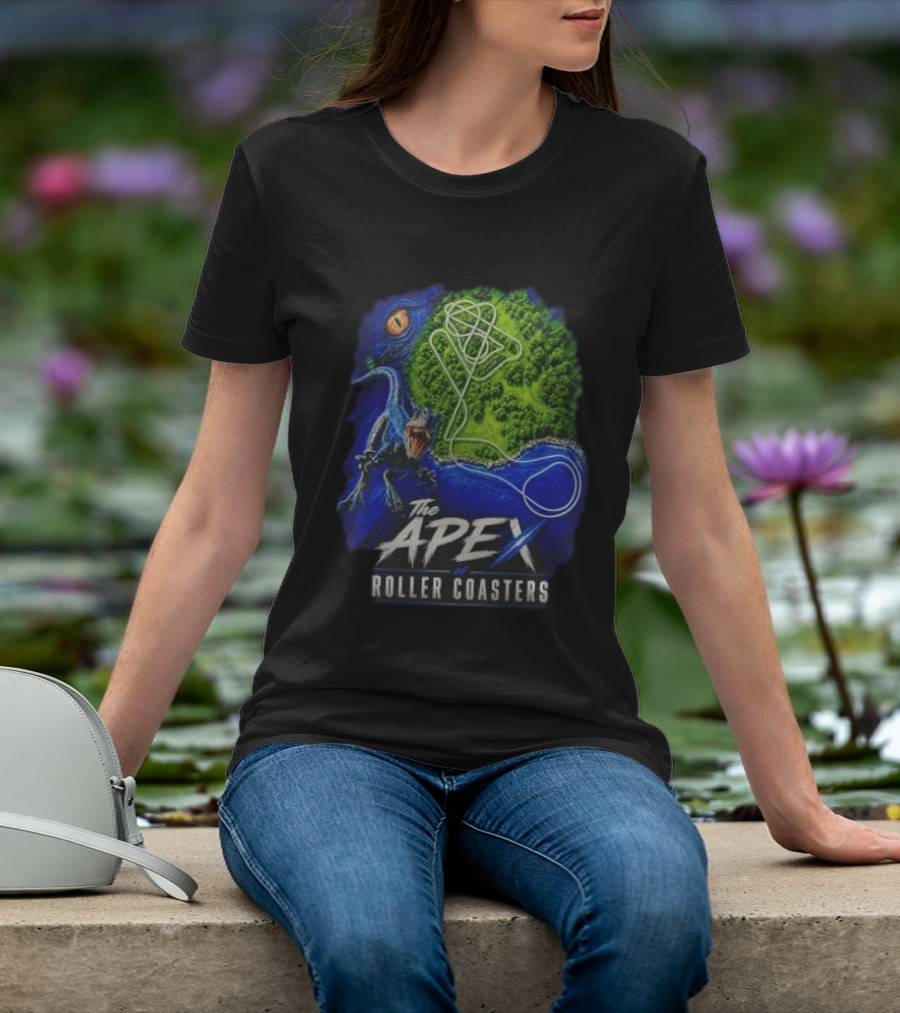The Apex Of Roller S Raptor Dinosaur Adventure T-Shirt