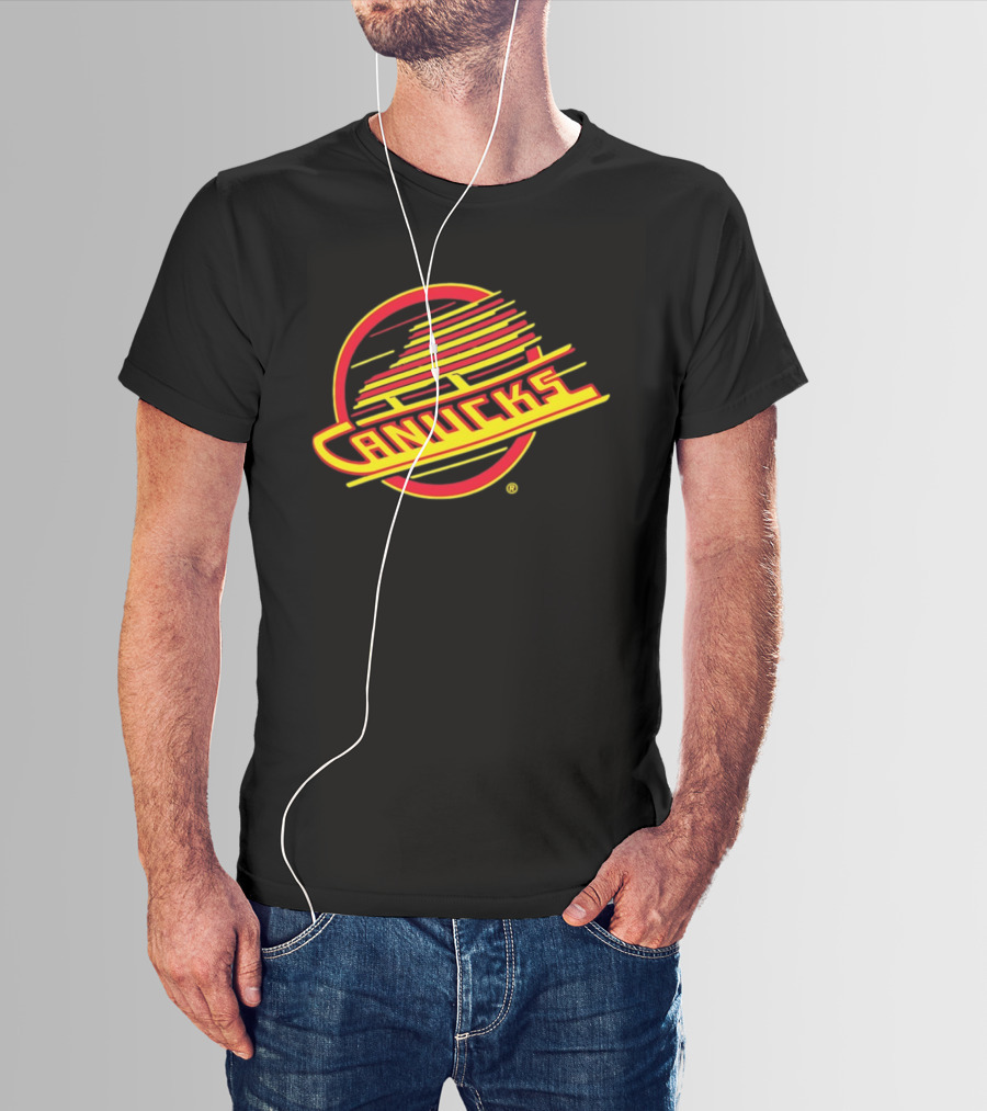 Vancouver Canucks Skate Logo NHL Hockey T-Shirt