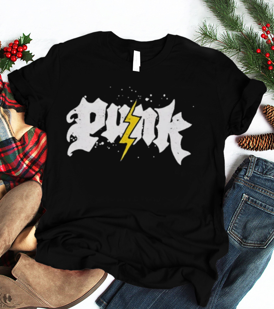 WWE CM Punk Lightning Bolt T-Shirt